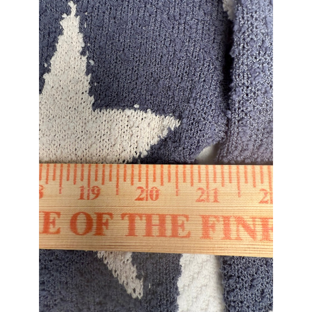 Women's Altard State Blue & White Star Print Cardigan Sweater XS - Picture 8 of 8